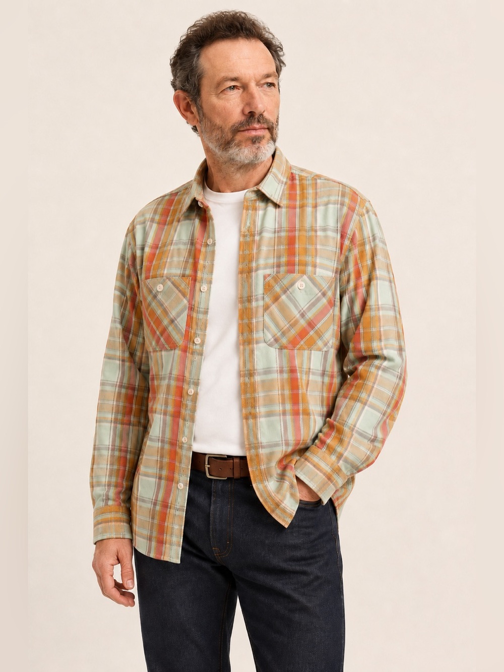 J. Crew Wallace & Barnes 100% Cotton Plaid Button Down Shirt